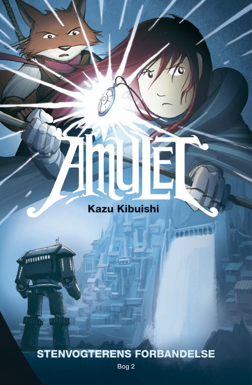 Cover for Kazu Kibuishi · Amulet: Amulet 2: Stenvogterens forbandelse (Bound Book) [2.º edición] (2019)