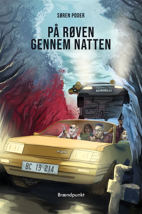 Cover for Søren Poder · På røven gennem natten (Sewn Spine Book) [1.º edición] (2020)