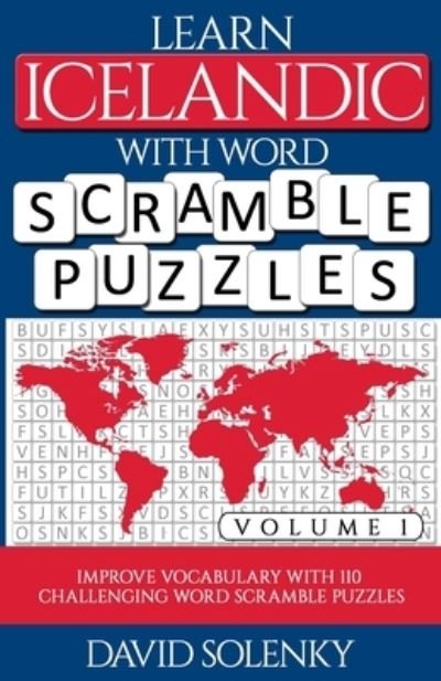 Cover for David Solenky · Learn Icelandic with Word Scramble Puzzles Volume 1 (Paperback Bog) (2020)