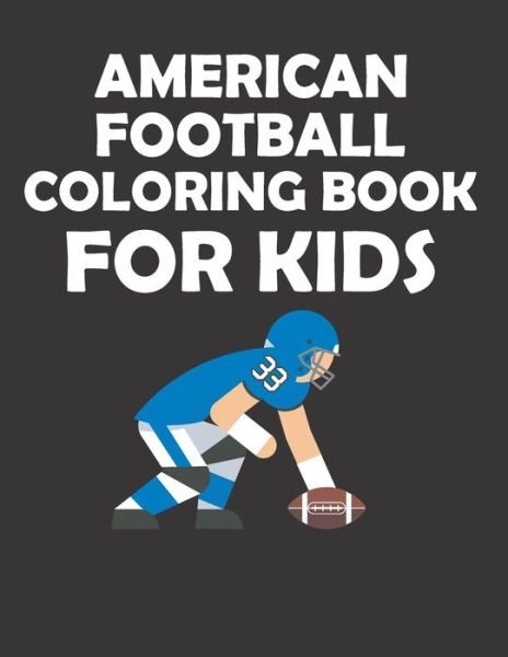 Cover for Rugby Lover Mh Rugby Player · American Football Coloring Book for Kids (Pocketbok) (2020)