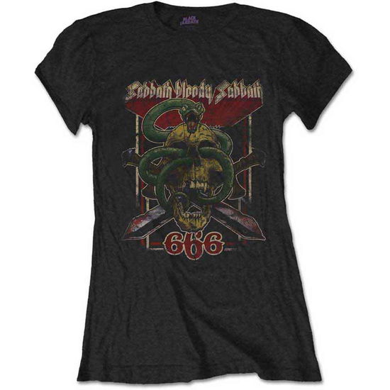 Cover for Black Sabbath · Black Sabbath Ladies T-Shirt: Bloody Sabbath 666 (T-shirt)