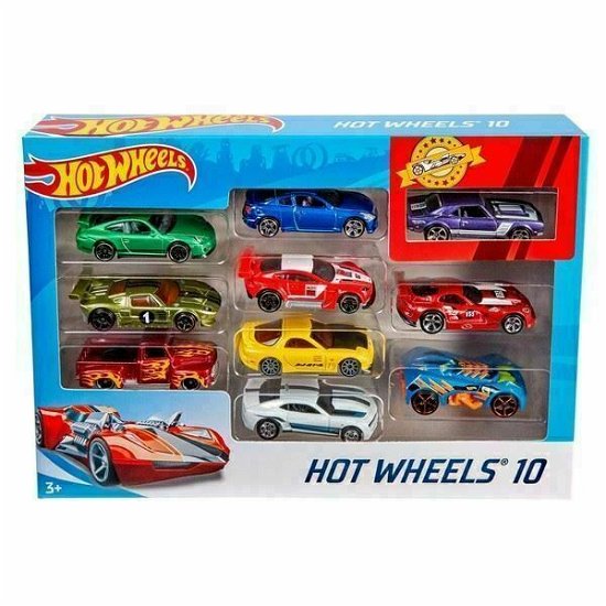 Cover for Mattel · Hot Wheels 10 Car Giftpack (Legetøj)
