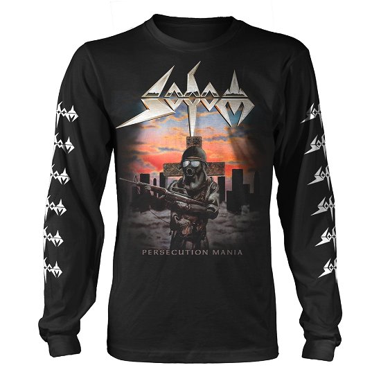 Cover for Sodom · Persecution Mania (Shirt) [size XL] [Black (Fotl) edition] (2018)