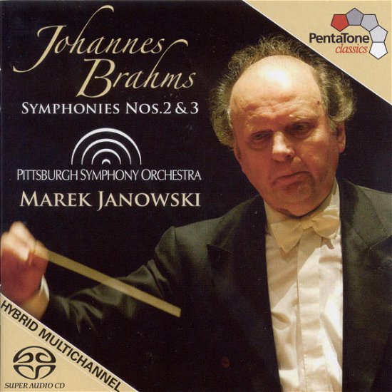 Cover for Janowski / PISO · Brahms: Sinfonien 2 &amp; 3 (SACD) (2008)