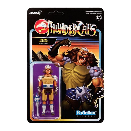Thundercats - Thundercats Reaction Figure Wave 2 - Grune The Destroyer (Merchandise Collectible) - Thundercats - Merchandise - SUPER 7 - 0840049809864 - March 11, 2021
