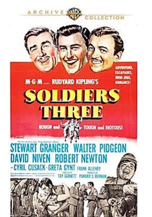 Cover for Soldiers Three (1951) (DVD) (2019)