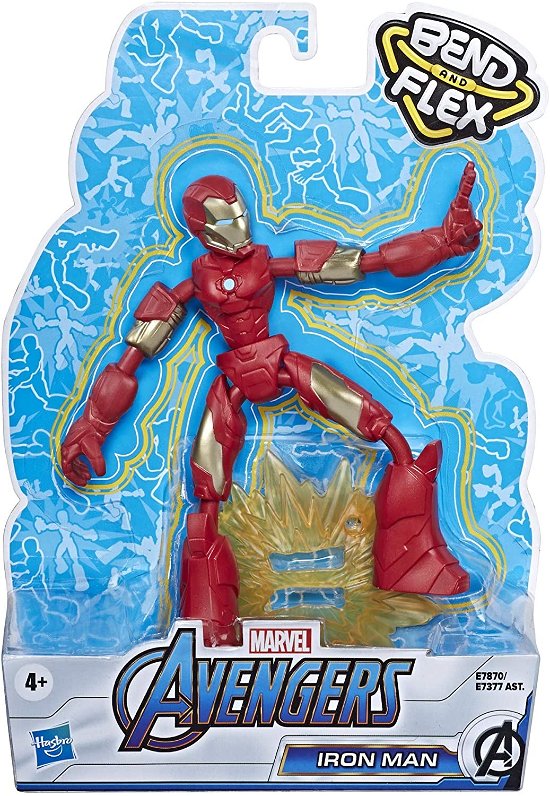 Bend N Flex Iron Man - Marvel Avengers - Fanituote - Hasbro - 5010993641864 - 2020