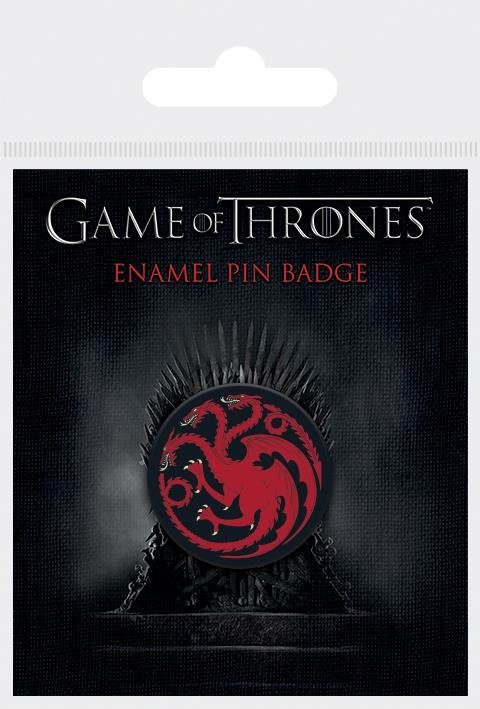 Cover for Game Of Thrones: Pyramid · Pin emaelled Game of Thrones (Targaryen) (Legetøj)