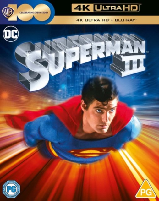 Cover for Superman III (4K UHD + Blu-ray) (2023)