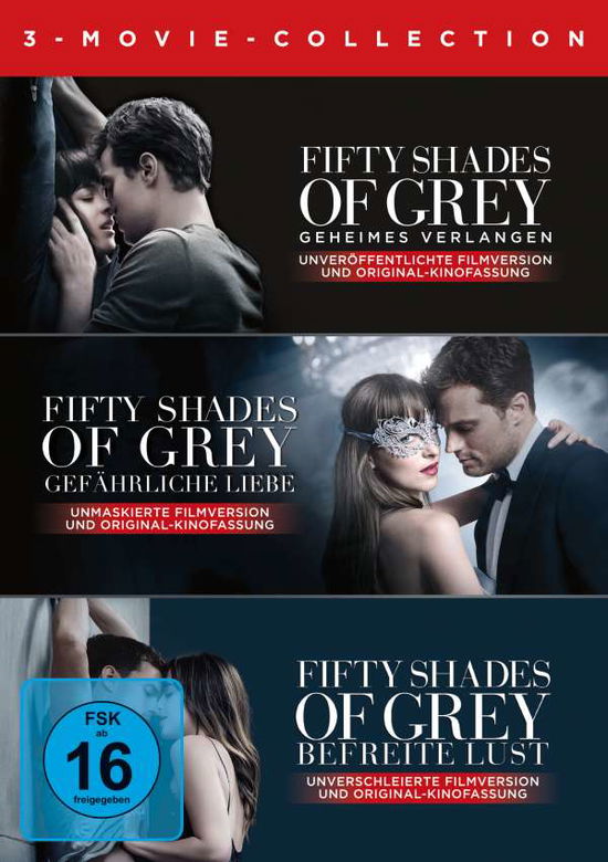 Fifty Shades of Grey-3 Movie-collection - Dakota Johnson,jamie Dornan,kim Basinger - Film - UNIVERSAL PICTURE - 5053083152864 - 13. juni 2018