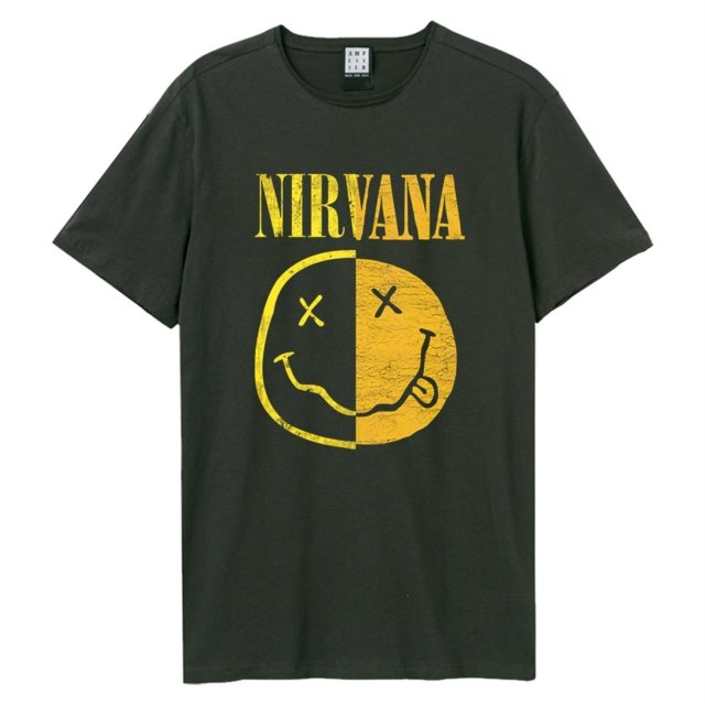 Nirvana · Nirvana - Spiced Smiley Amplified Vintage Charcoal Large