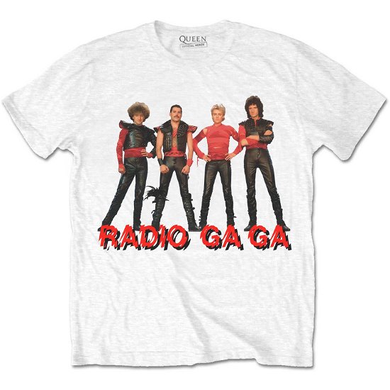 Queen Unisex T-Shirt: Radio Ga Ga - Queen - Koopwaar -  - 5056561051864 - 