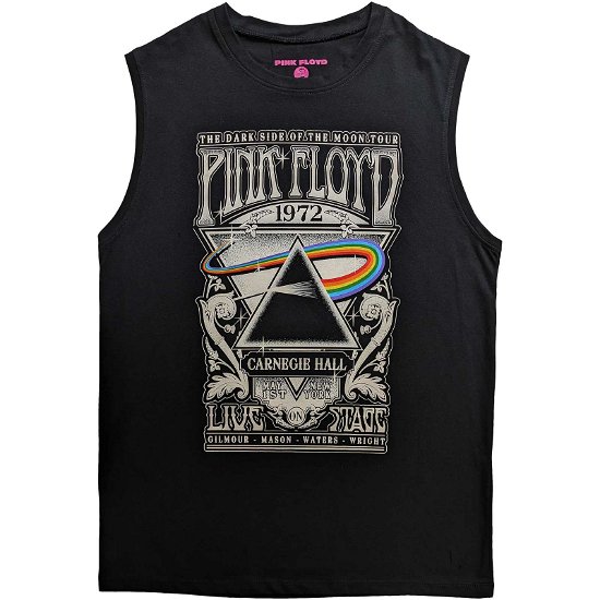 Pink Floyd Unisex Tank T-Shirt: Carnegie Hall Poster - Pink Floyd - Koopwaar -  - 5056561080864 - 
