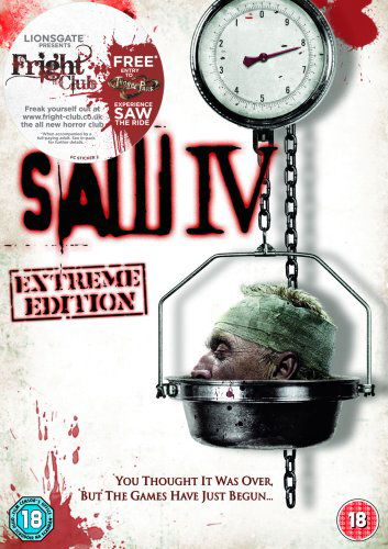 Saw IV - Extreme Edition - Saw Iv - Filmy - Lionsgate - 5060052413864 - 3 marca 2008