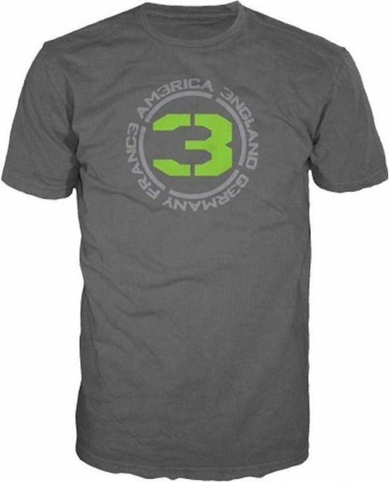 CALL OF DUTY MW3 - T-Shirt Charcoal - COUNTRIES 3 - Officially Licensed - Merchandise -  - 8717973338864 - 7. februar 2019