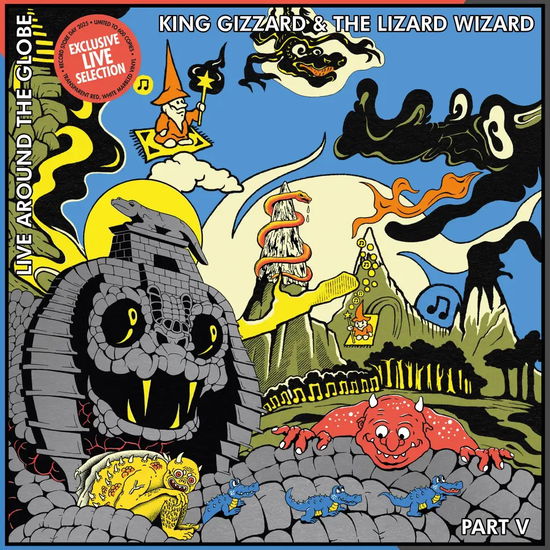 Cover for King Gizzard &amp; The Lizard Wizard · Live Around The Globe - Part V (LP) [RSD 2025 edition] (2025)