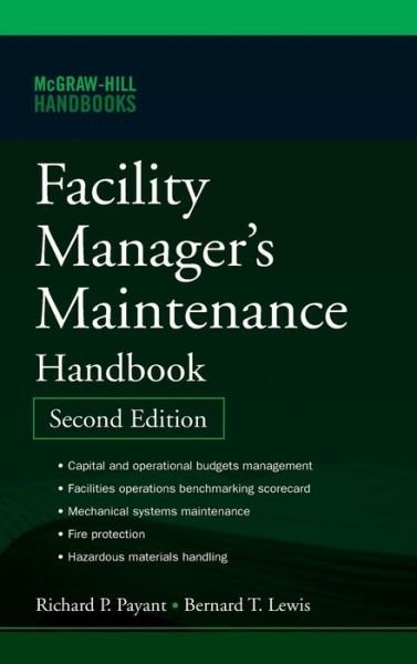 Cover for Bernard Lewis · Facility Manager's Maintenance Handbook (Inbunden Bok) (2007)