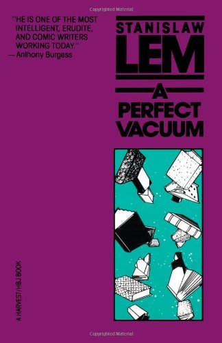 Cover for Stanislaw Lem · A Perfect Vacuum (Paperback Book) [1st Harvest / Hbj Ed edition] (1983)