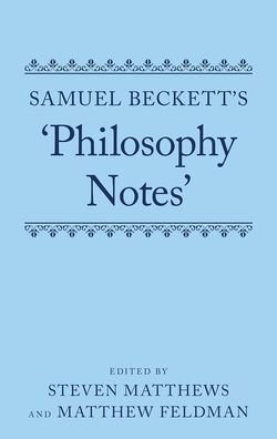 Cover for Samuel Beckett's 'Philosophy Notes' (Inbunden Bok) (2020)