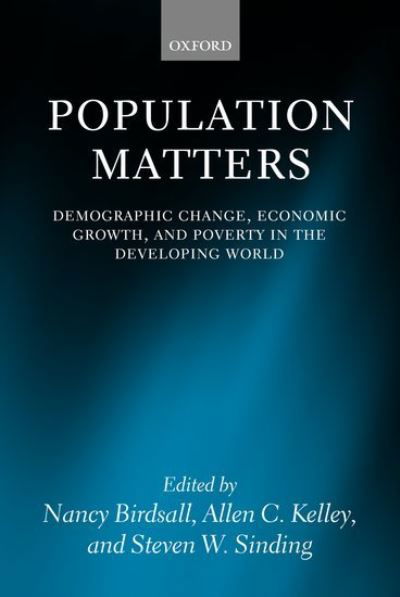 Cover for Nancy Birdsall · Population Matters: Demographic Change, Economic Growth, and Poverty in the Developing World (Paperback Book) (2003)