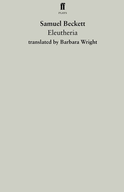 Cover for Samuel Beckett · Eleutheria (Pocketbok) [Main edition] (2019)
