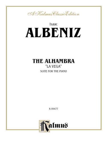 Cover for Isaac Albéniz · The Alhambra (Paperback Book) [Kalmus edition] (1985)
