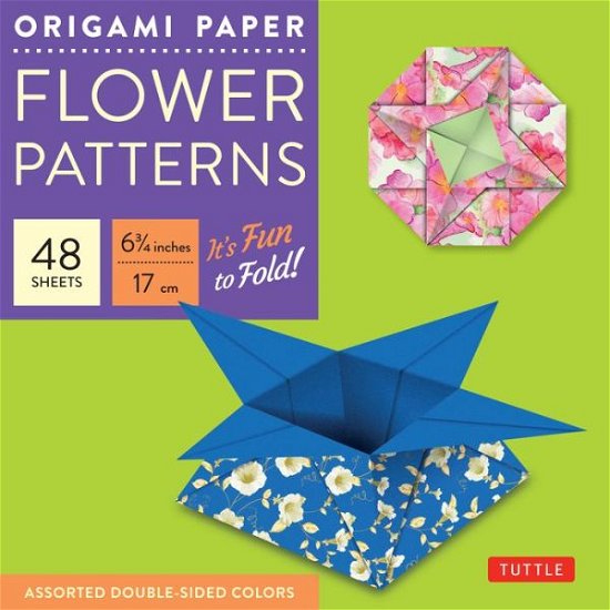 Cover for Tuttle Publishing · Origami Paper - Flower Patterns: Flower Patterns (Bok) [Origami Paper edition] (2016)