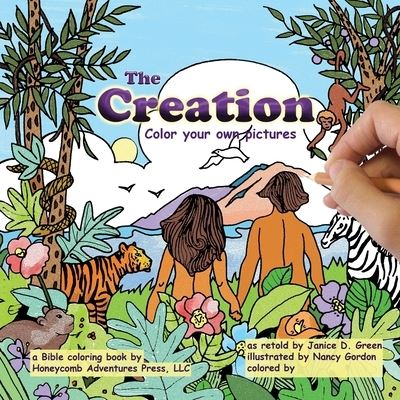 Cover for Janice D Green · The Creation A Bible Coloring Book (Paperback Book) (2020)