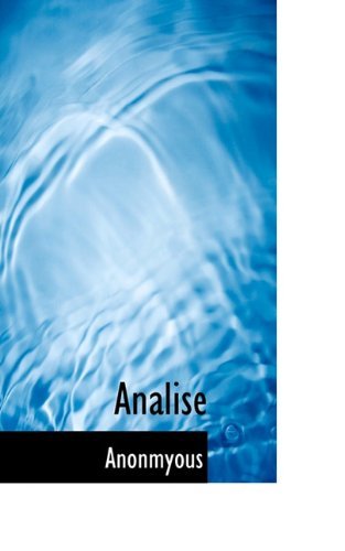 Cover for Anonmyous · Analise (Innbunden bok) [Spanish edition] (2009)