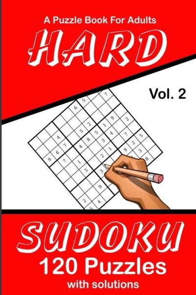 Cover for Puzzle Lovers Publications · Hard Sudoku Vol. 2 A Puzzle Book For Adults (Paperback Bog) (2019)