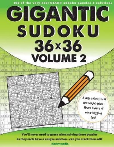 Cover for Clarity Media · Gigantic Sudoku 36x36 Volume 2 (Paperback Book) (2017)