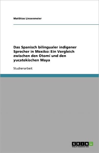 Cover for Linsenmeier · Das Spanisch bilingualer in (Buch) [German edition] (2007)