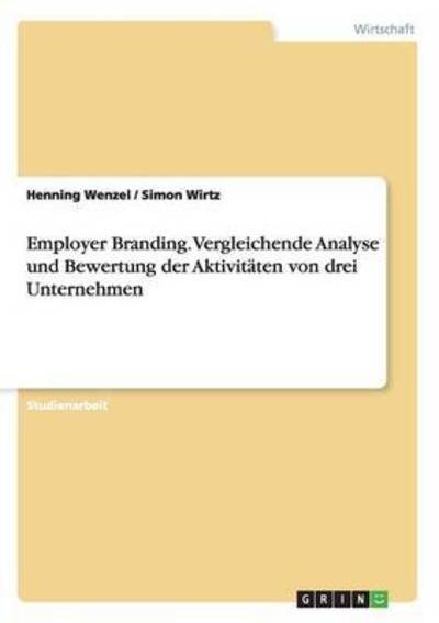 Cover for Wenzel · Employer Branding. Vergleichende (Bog) (2016)