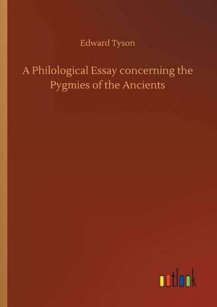 Cover for Tyson · A Philological Essay concerning t (Buch) (2018)