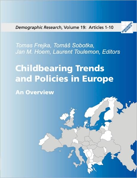 Cover for Tomas Frejka · Childbearing Trends and Policies in Europe, Book I (Paperback Book) (2008)