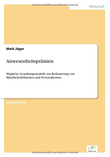 Cover for Maik Jager · Anwesenheitspramien (Paperback Book) [German edition] (2014)