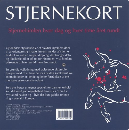 Cover for Børge Svanhof · Gyldendals stjernekort (Poketbok) [1:a utgåva] (2004)