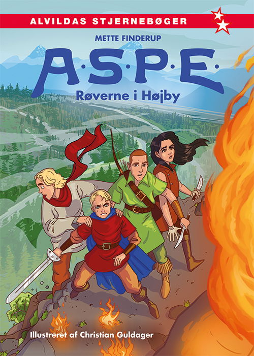 Cover for Mette Finderup · A.S.P.E.: A.S.P.E.: Røverne i Højby (Gebundesens Buch) [1. Ausgabe] (2025)