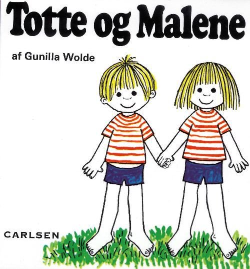 Cover for Gunilla Wolde · Lotte og Totte: Totte og Malene (5) (Innbunden bok) [2. utgave] [Papbog] (1991)