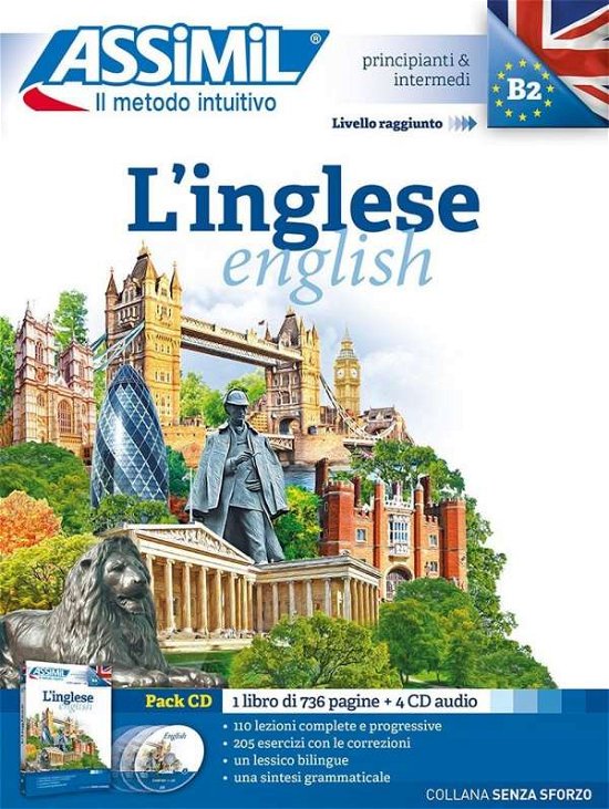 L'Inglese (Book & 4 CDs): Methode d'anglais pour Italiens - Anthony Bulger - Książki - Assimil - 9788896715864 - 16 sierpnia 2023
