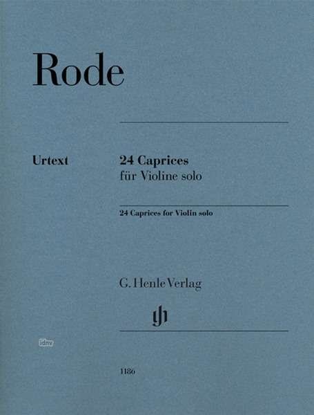 Cover for Rode · 24 Caprices für Violine solo (Book)