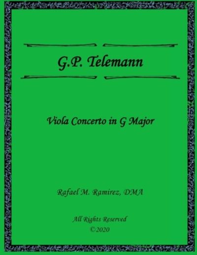 Cover for Georg Philipp Telemann · G.P. Telemann Concerto in G Major (Paperback Book) (2020)