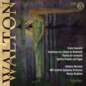 Cover for Martyn Brabbins Bbc Scottish · Walton Violin Concerto  Parti (CD) (2017)