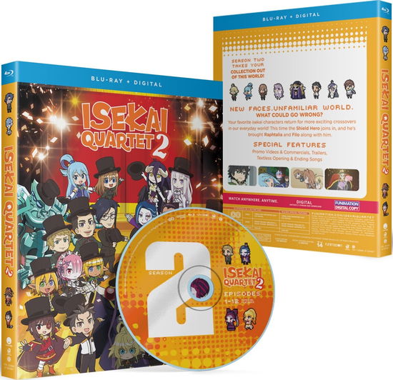 Isekai Quartet2 - Season Two - Blu-ray - Movies - FOREIGN, ANIME, COMEDY, ANIMATION, FANTA - 0704400103865 - July 13, 2021