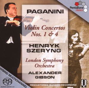 Violin Concertos 1 & 4 - Paganini / Szeryng / Gibson / Lso - Musik - PENTATONE - 0827949017865 - 20. November 2007