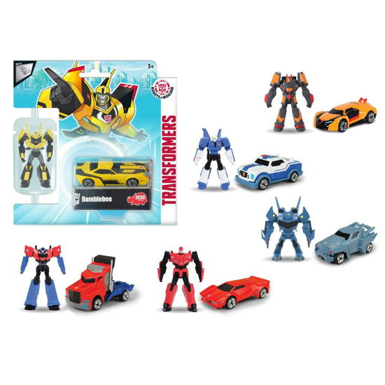 Veicolo Die-Cast Con Personaggio -6 Asst. - Transformers - Merchandise - Dickie Spielzeug - 4006333017865 - 