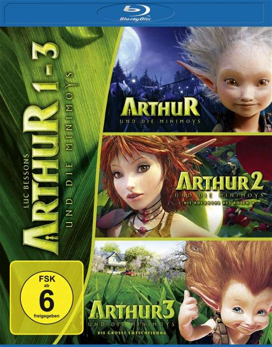 Cover for Arthur Und Die Minimoys 1-3 BD (Blu-ray) (2018)
