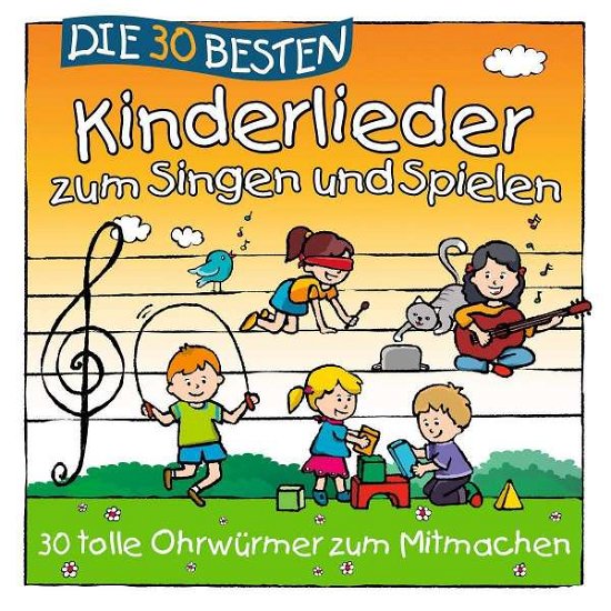 Die 30 Besten Kinderlieder Zum Singen Und Spielen - Sommerland, Simone / Karsten Gluck & Die Kita-Frosche - Musik - LAMP UND LEUTE - 4260167476865 - 15. oktober 2021