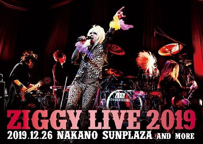 Cover for Ziggy · Live 2019 (MDVD) [Japan Import edition] (2020)