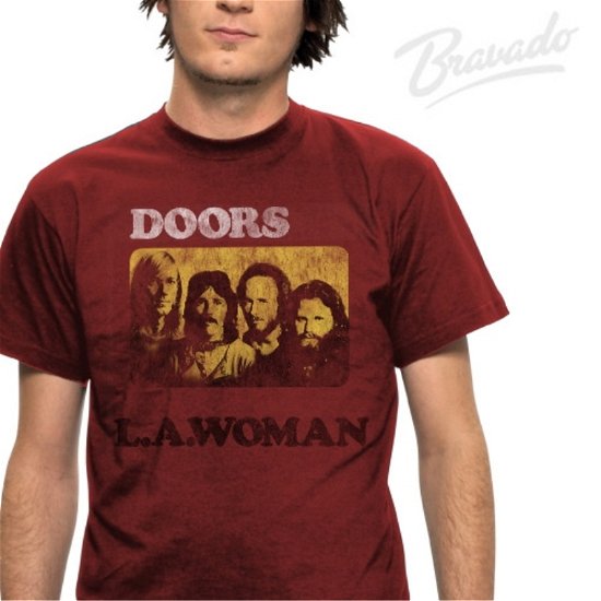 Cover for The Doors · L.a. Woman Red (T-shirt) [size S] (2012)
